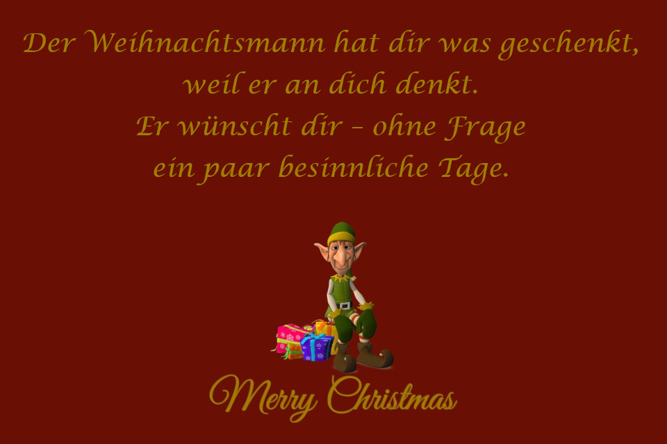 Weihnachtsspruche Fur Junge Leute