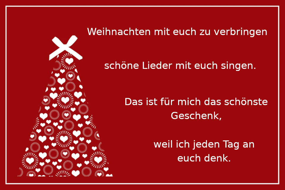 Weihnachtssprüche für Großeltern