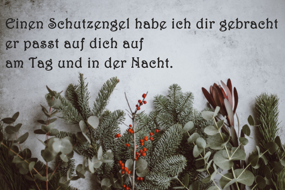 Engel Sprüche für Weihnachten