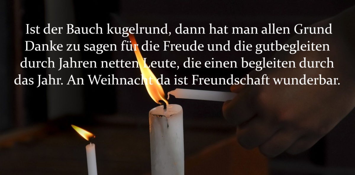 Weihnachtssprüche für gute Freunde