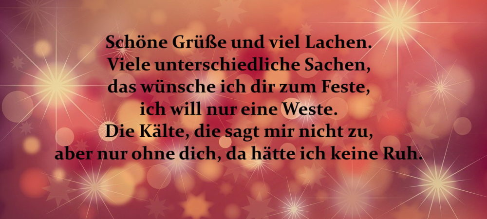 Weihnachtsspruche Fur Gute Freunde